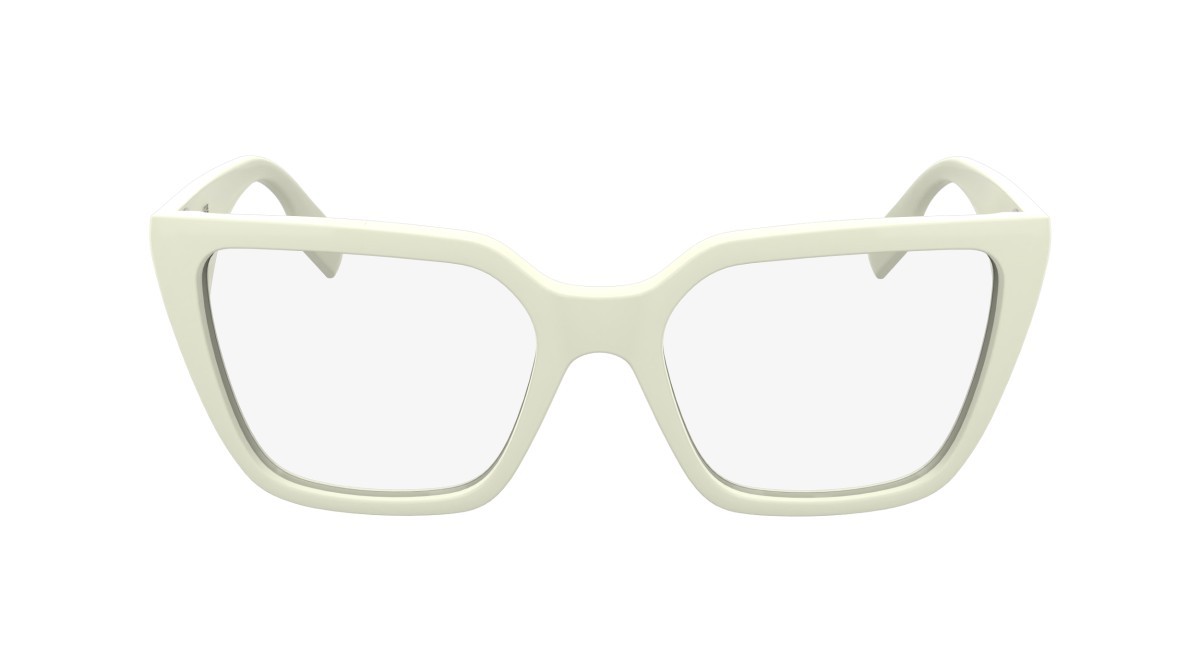 Occhiali da vista Karl Lagerfeld KL6194 (105) colore white forma rettangolare lenti colore - 3