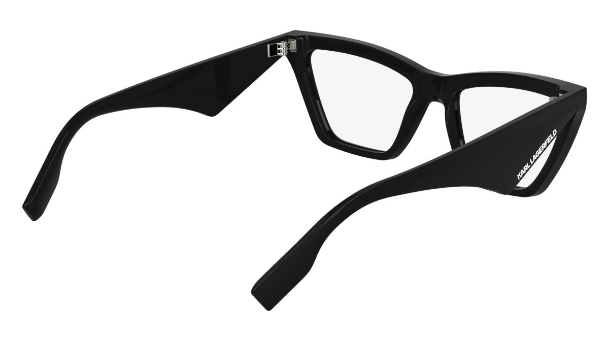 Occhiali da vista Karl Lagerfeld KL6195 (001) colore black forma cat eye lenti colore - 2