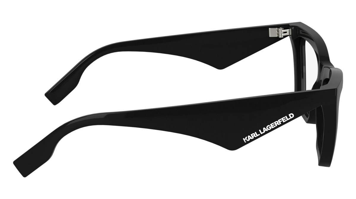 Occhiali da vista Karl Lagerfeld KL6195 (001) colore black forma cat eye lenti colore - 2
