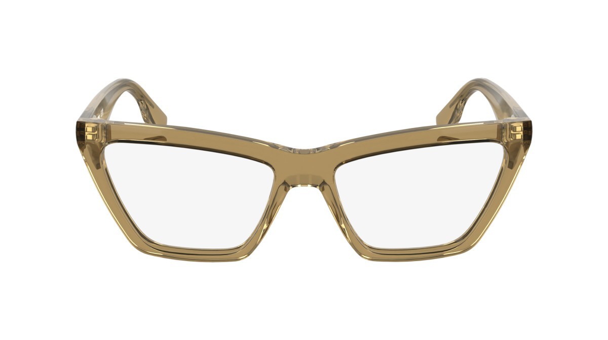 Occhiali da vista Karl Lagerfeld KL6195 (210) colore light brown forma cat eye lenti colore - 4