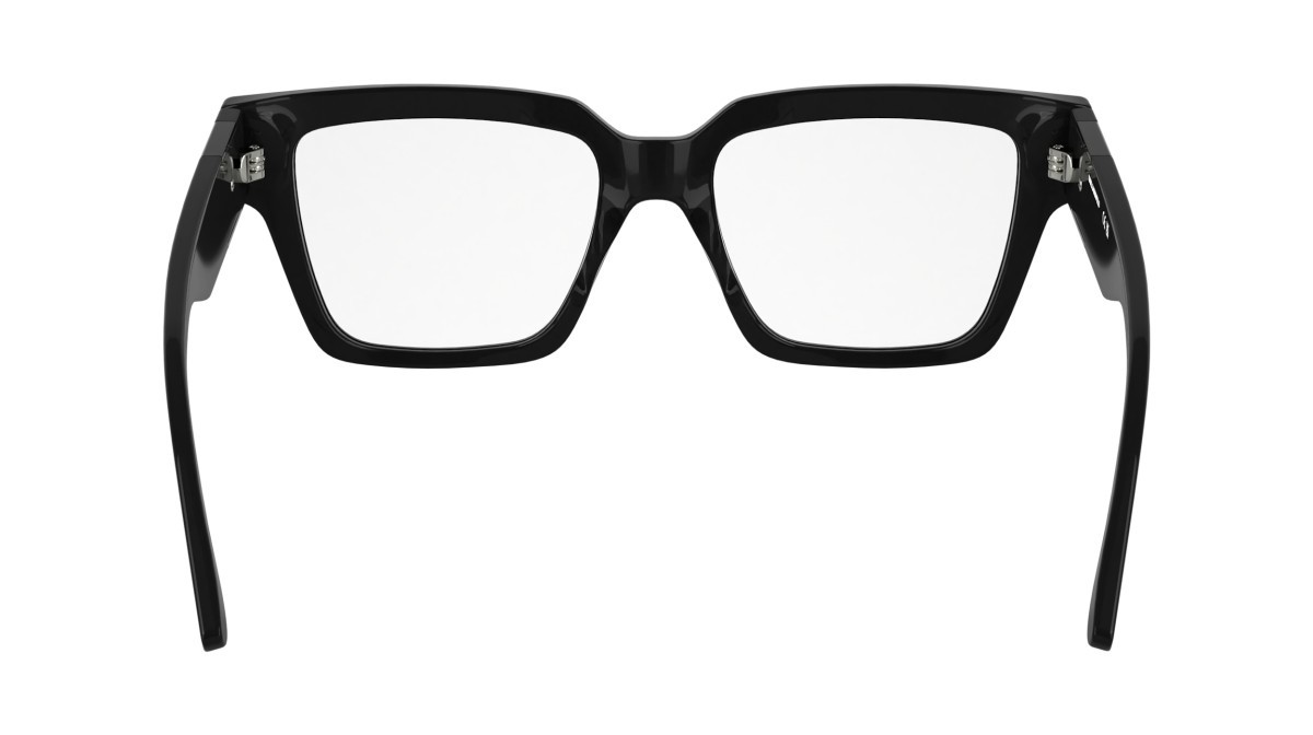 Eyeglasses Karl Lagerfeld KL6196 (001) color black shape rectangle lenses colore - 1