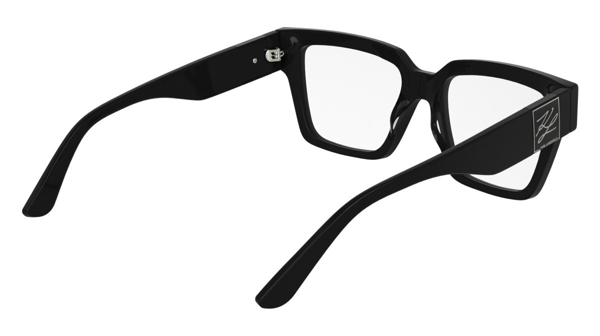 Eyeglasses Karl Lagerfeld KL6196 (001) color black shape rectangle lenses colore - 1