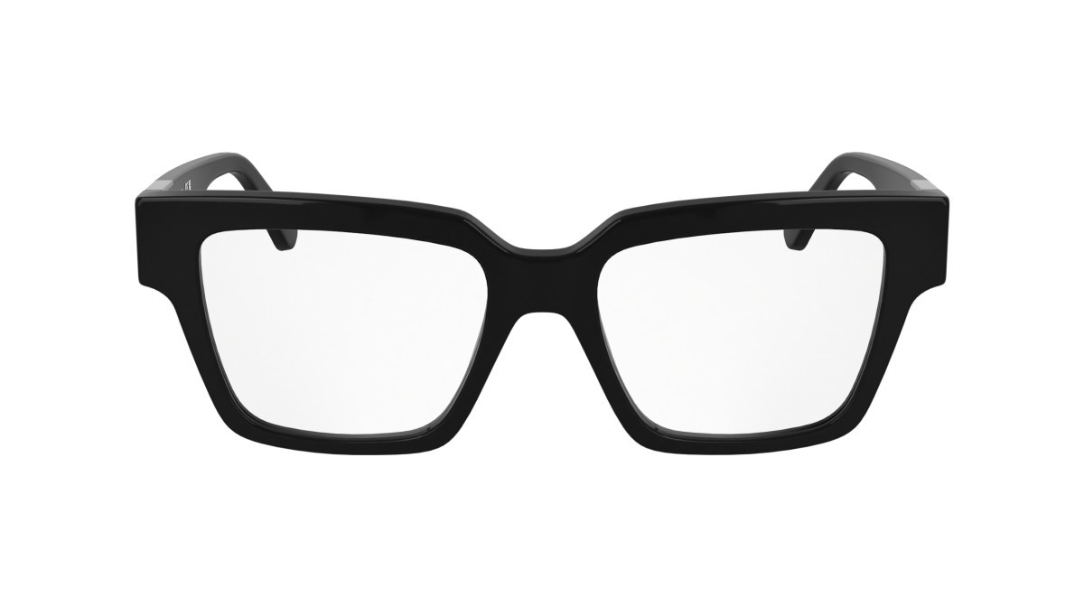 Eyeglasses Karl Lagerfeld KL6196 (001) color black shape rectangle lenses colore - 1