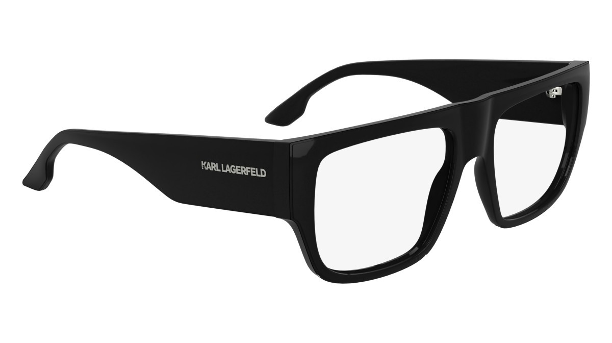 Brillen Karl Lagerfeld KL6198 (001) farbe black form aviator gläser colore - 1