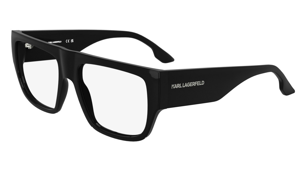 Brillen Karl Lagerfeld KL6198 (001) farbe black form aviator gläser colore - 1