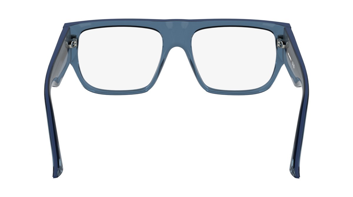 Eyeglasses Karl Lagerfeld KL6198 (400) color blue shape aviator lenses colore - 2