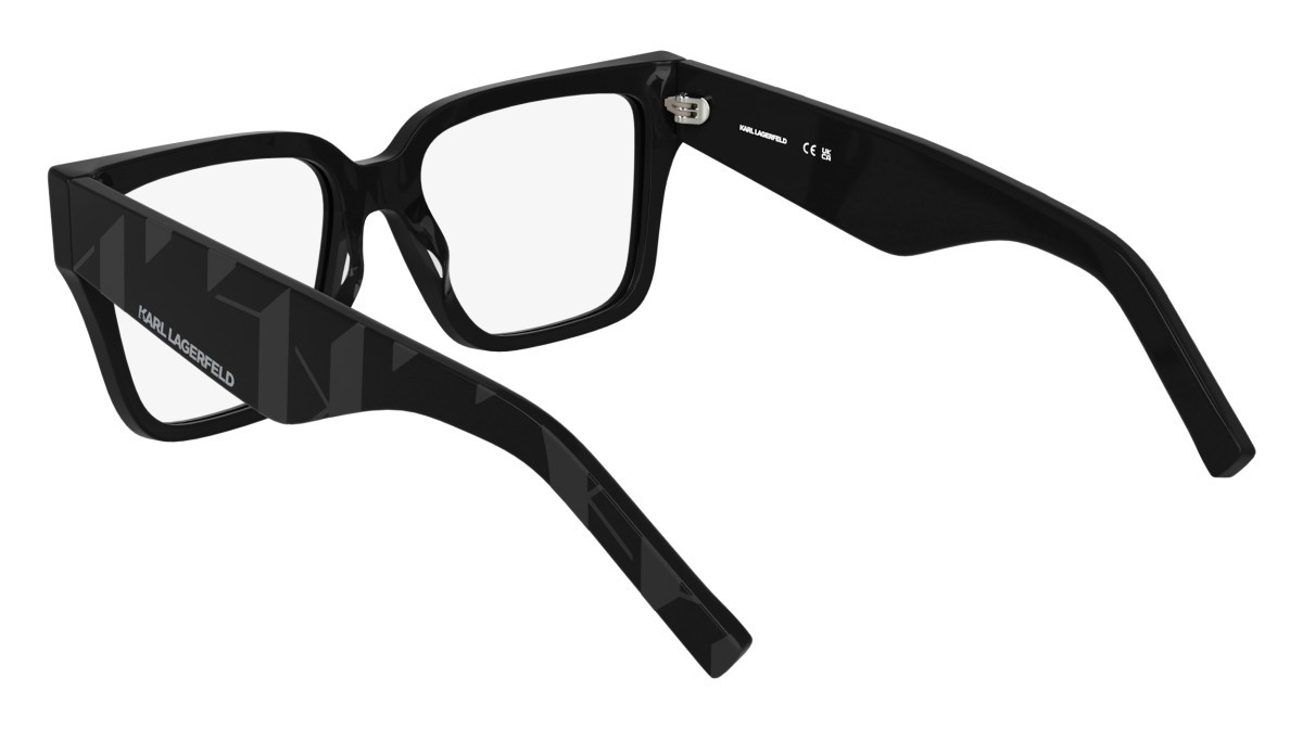 Occhiali da vista Karl Lagerfeld KL6201 (001) colore black forma rettangolare lenti color 1