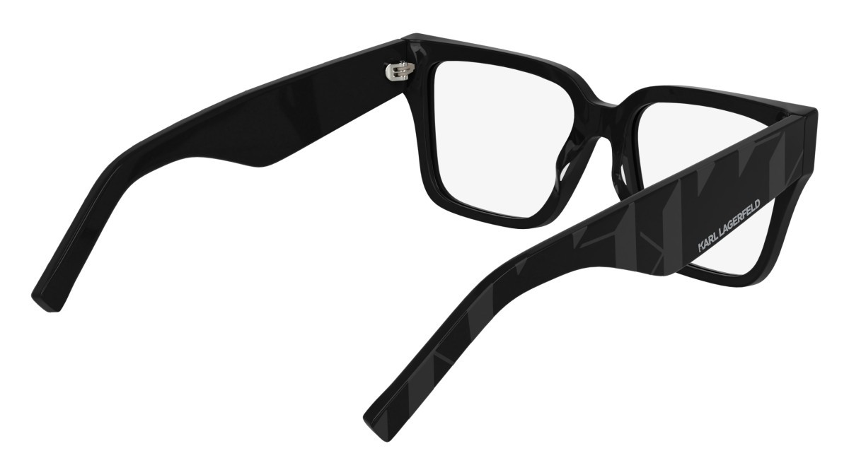 Occhiali da vista Karl Lagerfeld KL6201 (001) colore black forma rettangolare lenti color 1