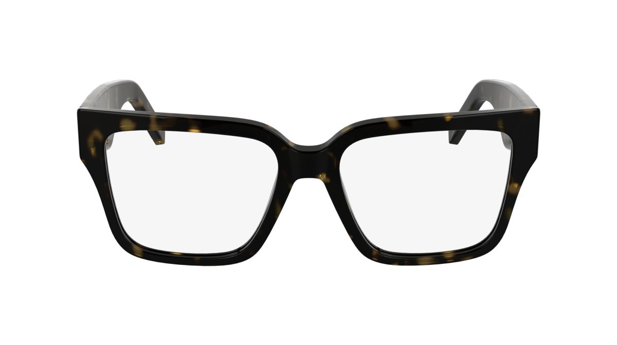 Occhiali da vista Karl Lagerfeld KL6201 (242) colore dark tortoise forma rettangolare lenti colore - 2