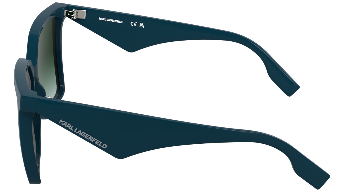Sunglasses Karl Lagerfeld KL6207S (425) color petrol shape rectangle lenses gradient green