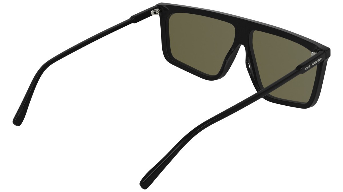 Occhiali da sole Karl Lagerfeld KL6210S (001) colore black forma navigator lenti solid brown