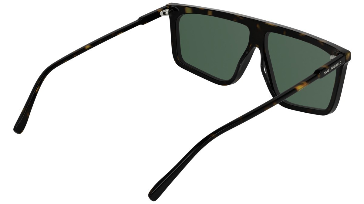 Occhiali da sole Karl Lagerfeld KL6210S (242) colore dark tortoise forma navigator lenti solid green
