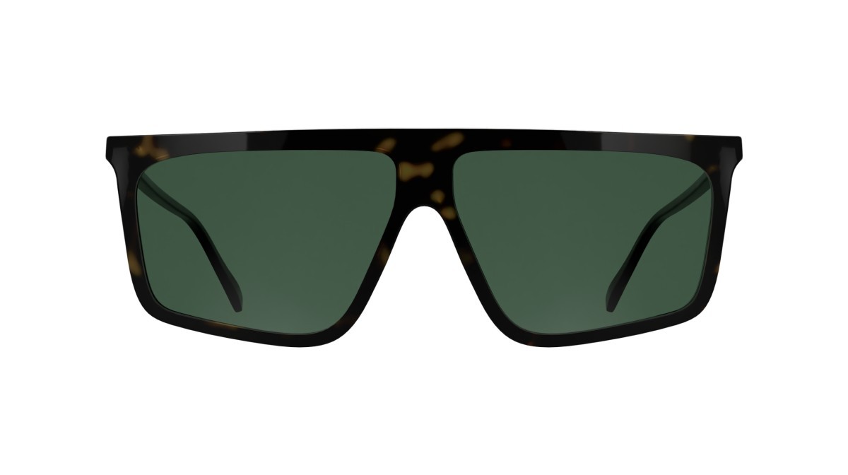 Occhiali da sole Karl Lagerfeld KL6210S (242) colore dark tortoise forma navigator lenti solid green