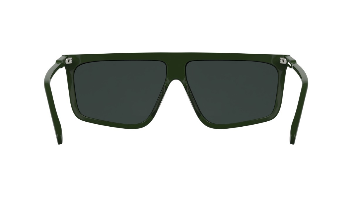 Occhiali da sole Karl Lagerfeld KL6210S (275) colore khaki forma navigator lenti solid smoke