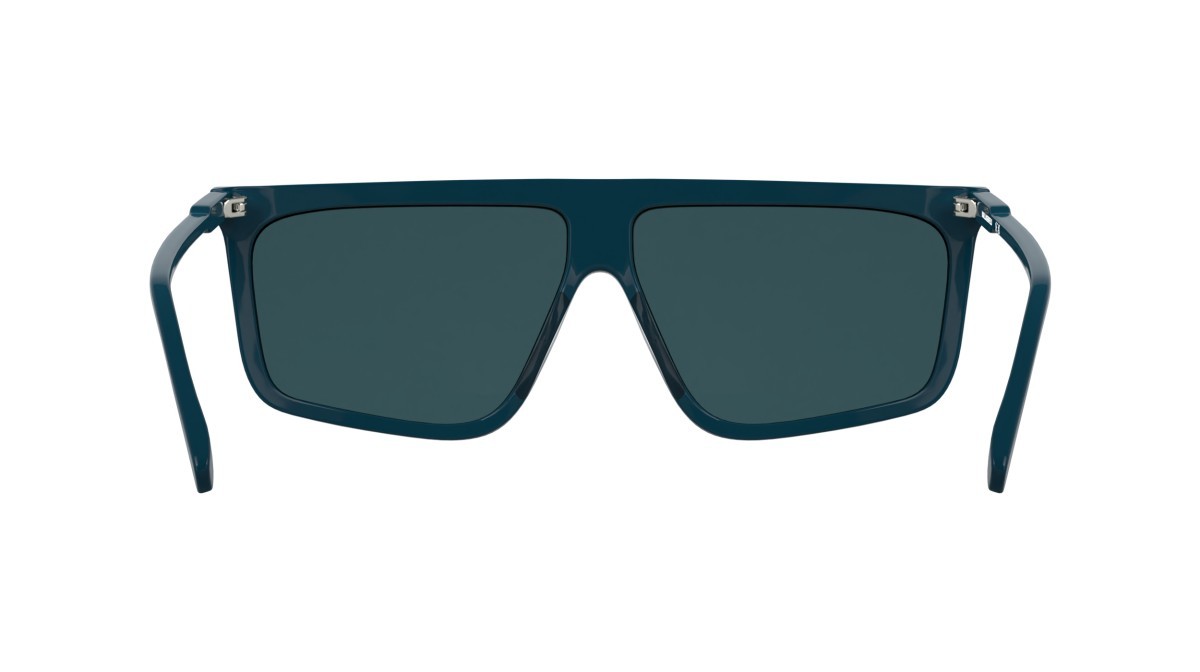 Occhiali da sole Karl Lagerfeld KL6210S (425) colore petrol forma navigator lenti solid blue