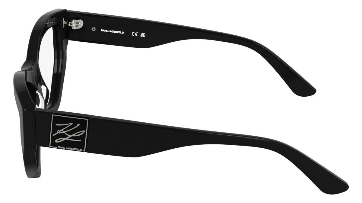 Eyeglasses Karl Lagerfeld KL6211 (001) color black shape cat eye 