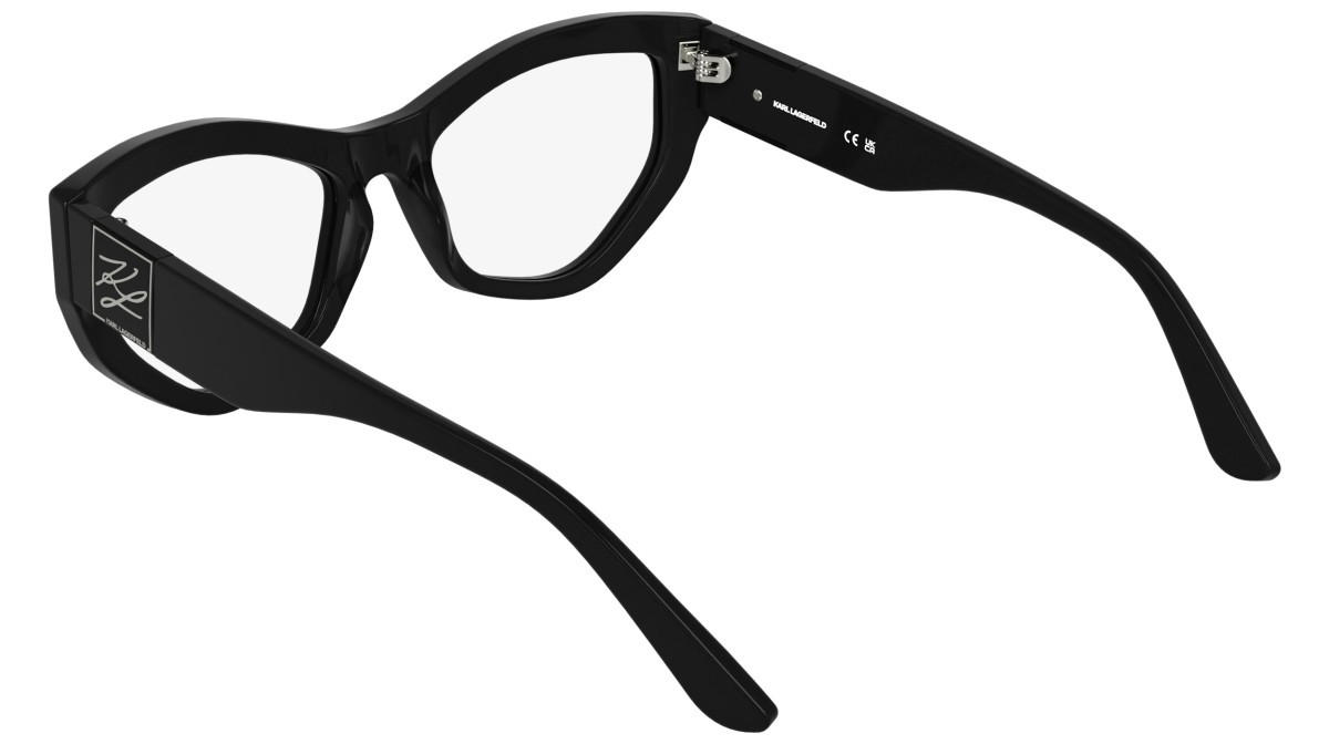 Eyeglasses Karl Lagerfeld KL6211 (001) color black shape cat eye 