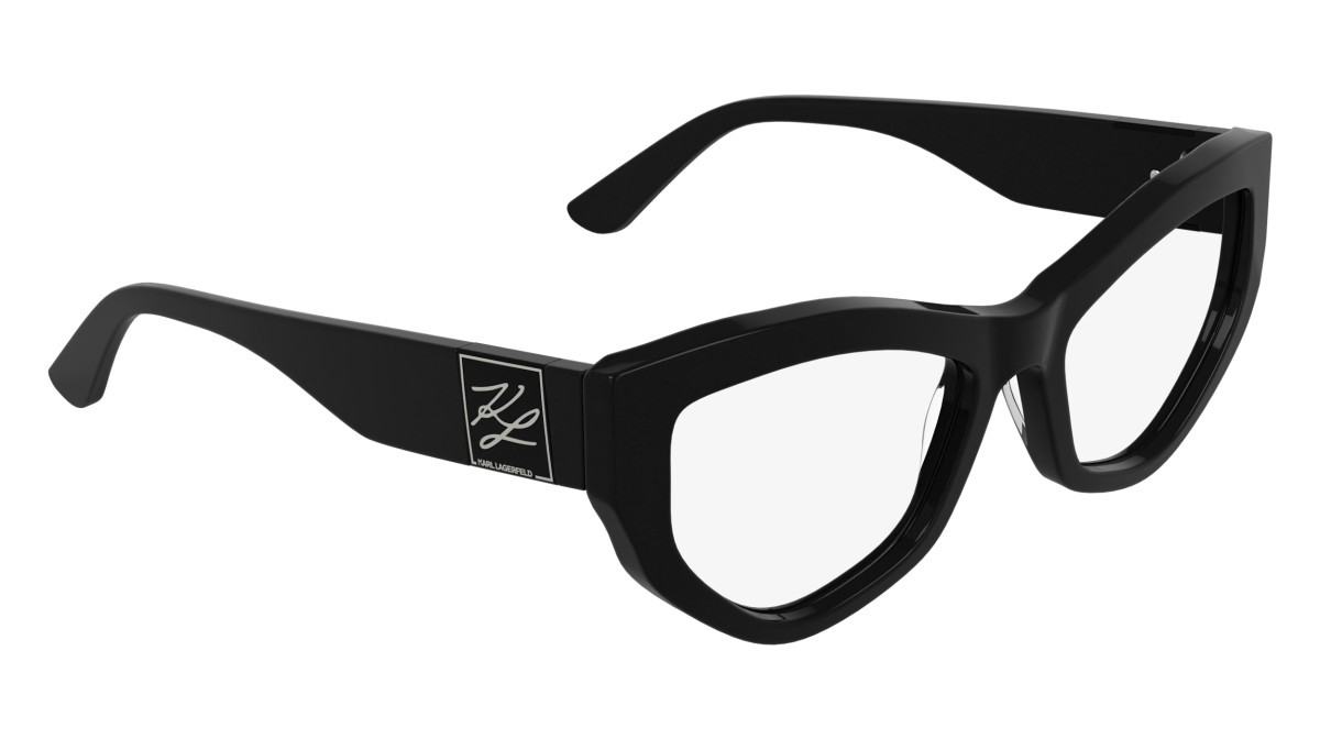 Eyeglasses Karl Lagerfeld KL6211 (001) color black shape cat eye 