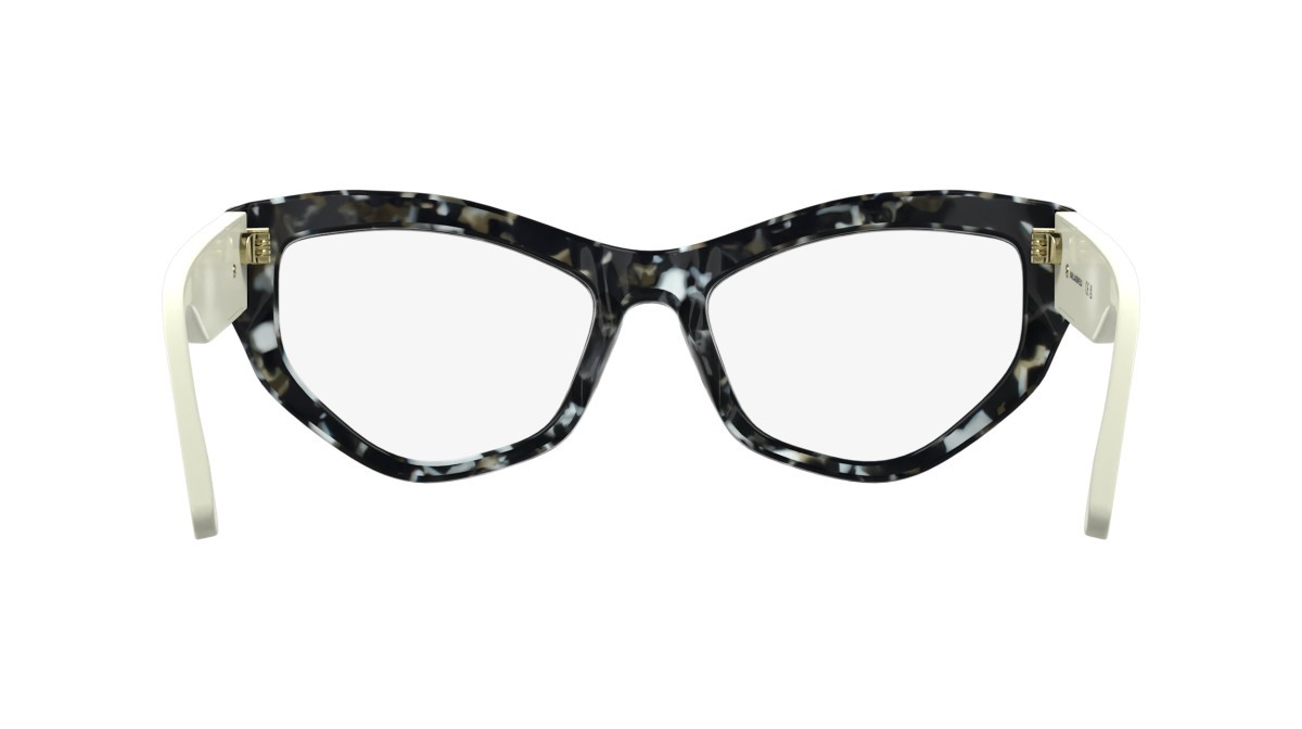 Occhiali da vista Karl Lagerfeld KL6211 (016) colore marble black forma cat eye 