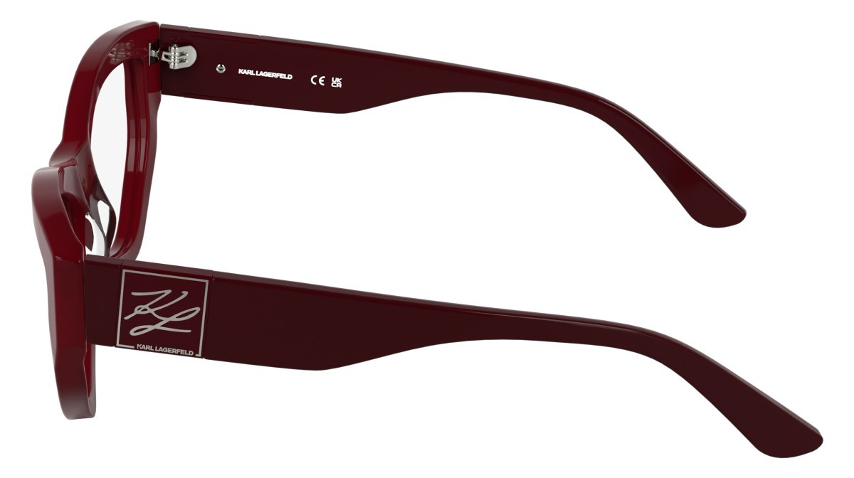 Eyeglasses Karl Lagerfeld KL6211 (600) color red shape cat eye 
