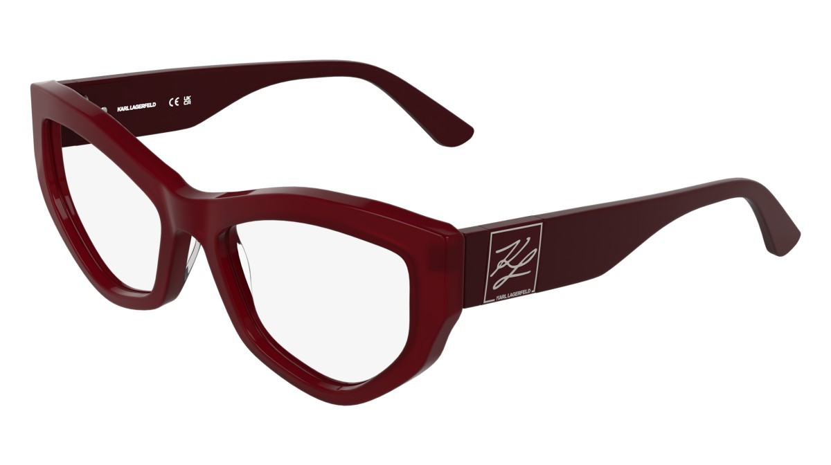 Eyeglasses Karl Lagerfeld KL6211 (600) color red shape cat eye 