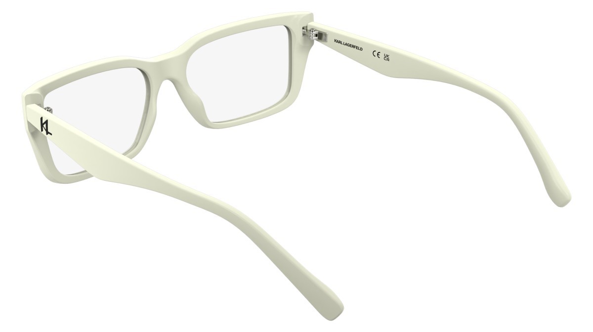 Eyeglasses Karl Lagerfeld KL6212 (105) color white shape rectangle 