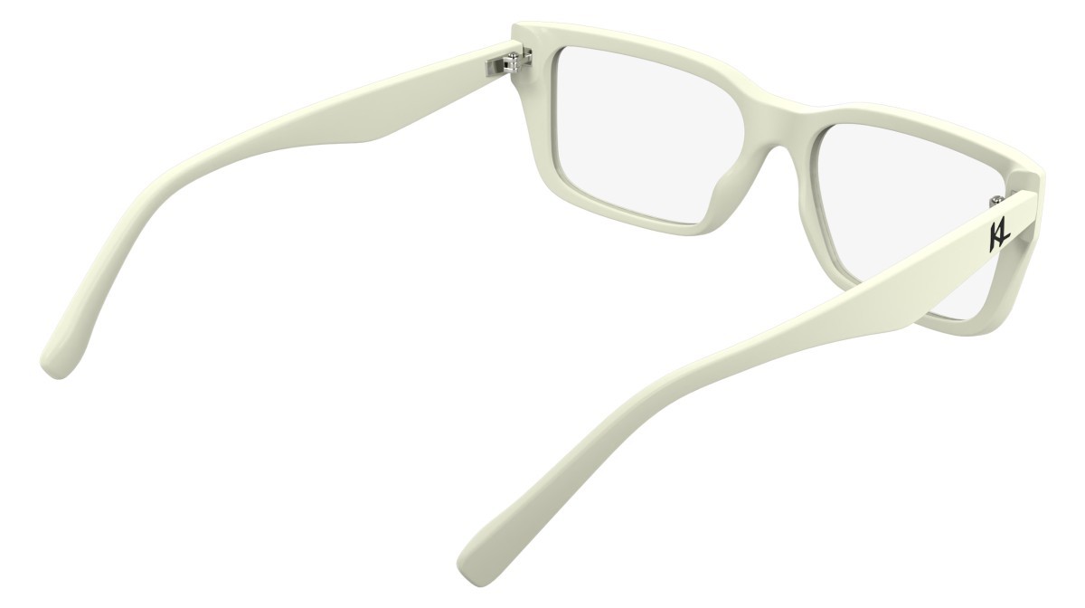 Eyeglasses Karl Lagerfeld KL6212 (105) color white shape rectangle 