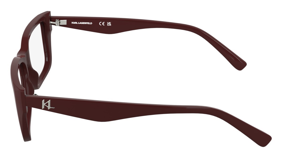 Occhiali da vista Karl Lagerfeld KL6212 (601) colore burgundy forma rettangolare 