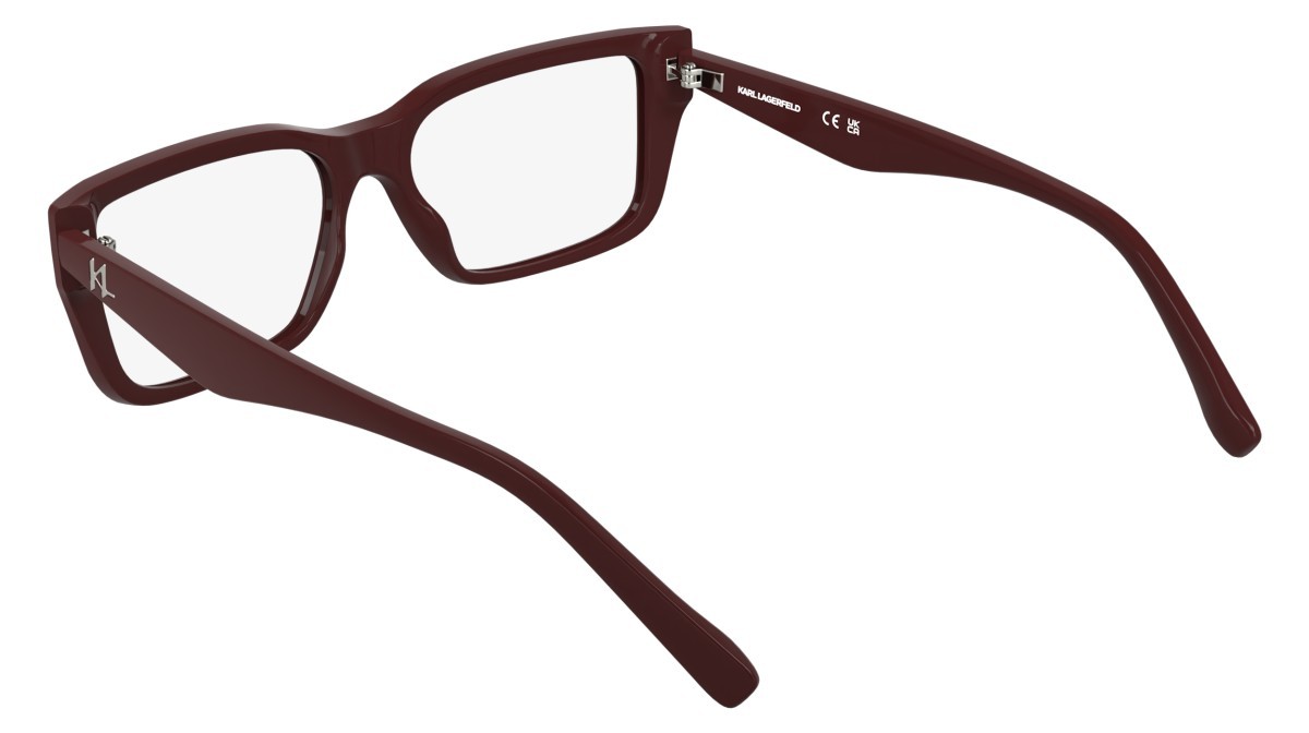 Occhiali da vista Karl Lagerfeld KL6212 (601) colore burgundy forma rettangolare 
