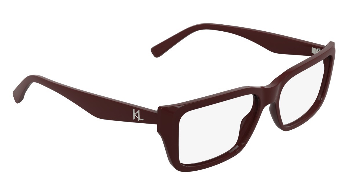 Occhiali da vista Karl Lagerfeld KL6212 (601) colore burgundy forma rettangolare 