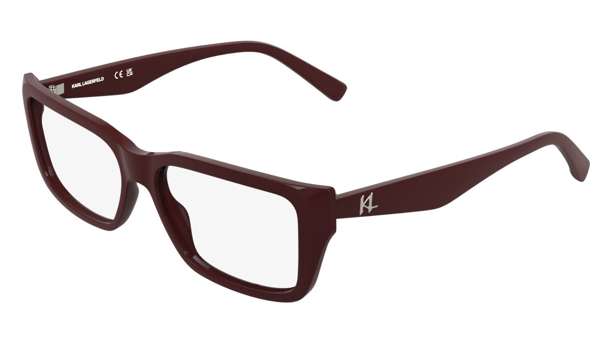 Occhiali da vista Karl Lagerfeld KL6212 (601) colore burgundy forma rettangolare 