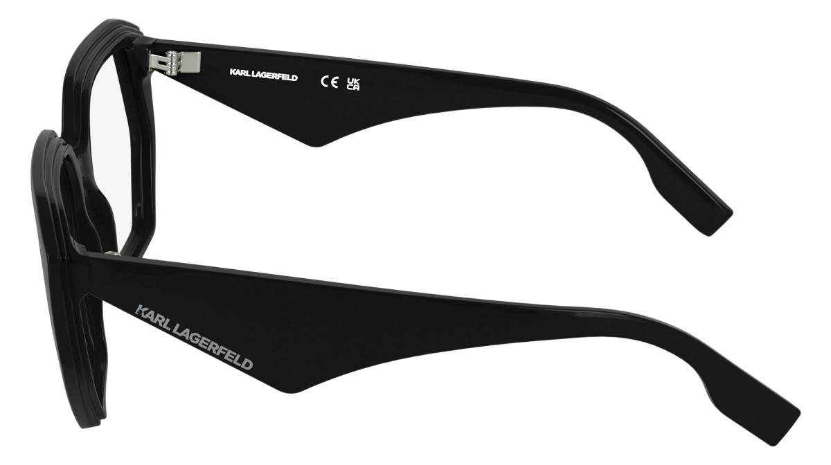 Eyeglasses Karl Lagerfeld KL6213 (001) color black shape rectangle 
