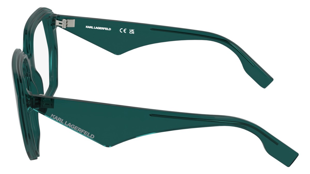 Occhiali da vista Karl Lagerfeld KL6213 (425) colore petrol forma rettangolare 