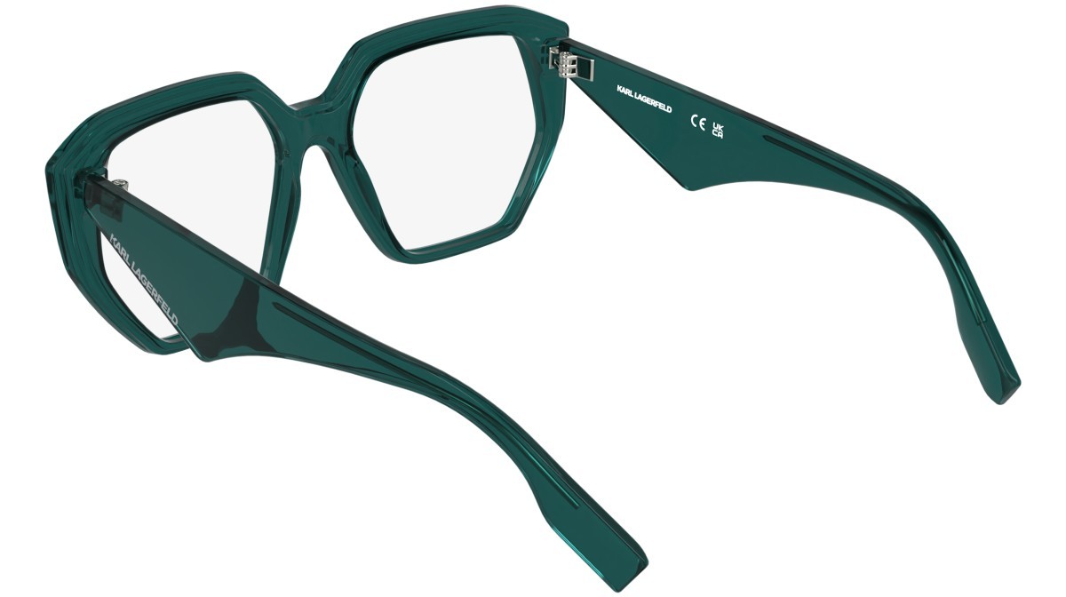 Occhiali da vista Karl Lagerfeld KL6213 (425) colore petrol forma rettangolare 