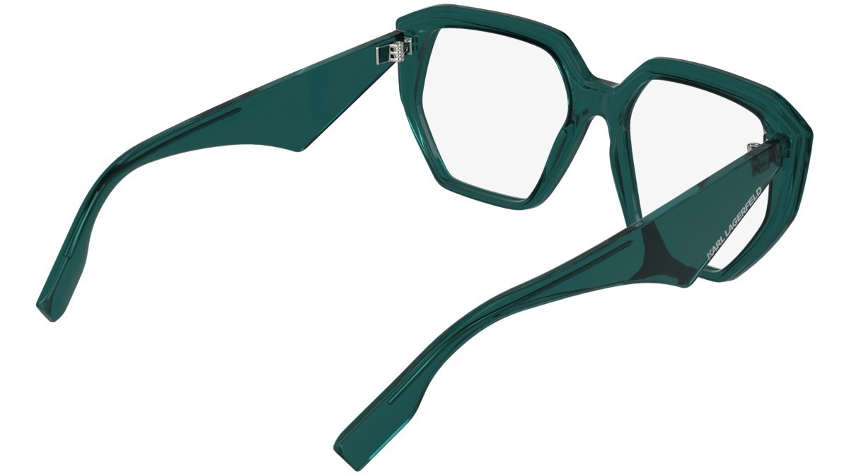 Occhiali da vista Karl Lagerfeld KL6213 (425) colore petrol forma rettangolare 