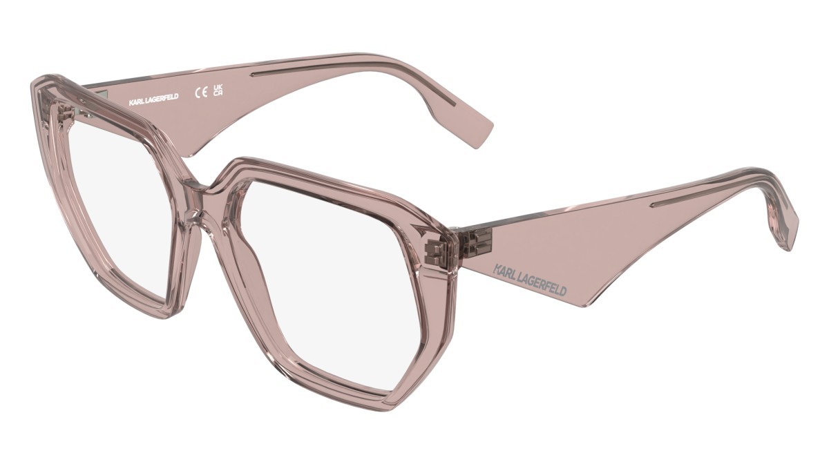 Eyeglasses Karl Lagerfeld KL6213 (610) color rose shape rectangle 