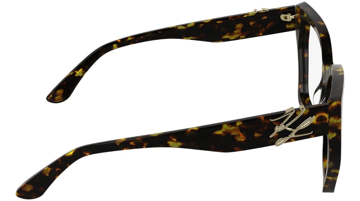 Occhiali da vista Karl Lagerfeld KL6214 (242) colore dark tortoise forma rettangolare 
