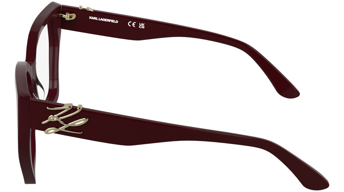 Occhiali da vista Karl Lagerfeld KL6214 (600) colore red forma rettangolare 