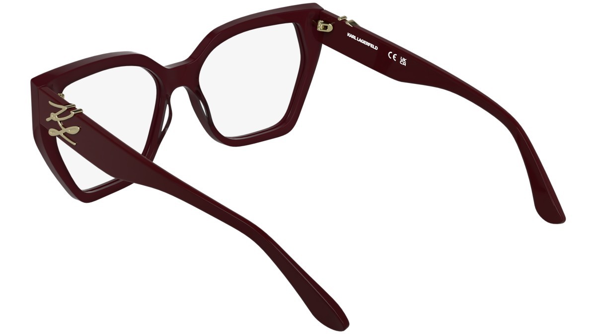 Occhiali da vista Karl Lagerfeld KL6214 (600) colore red forma rettangolare 