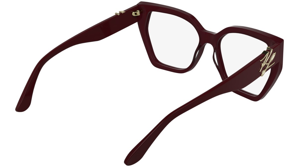 Occhiali da vista Karl Lagerfeld KL6214 (600) colore red forma rettangolare 