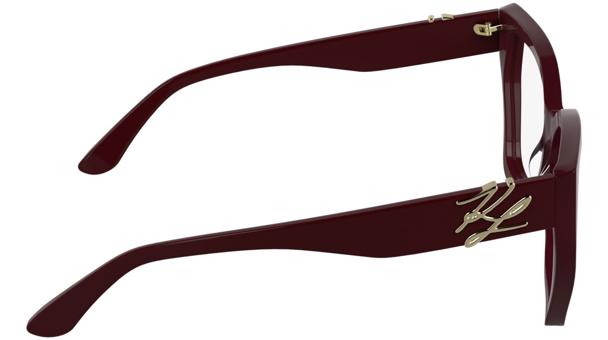 Occhiali da vista Karl Lagerfeld KL6214 (600) colore red forma rettangolare 