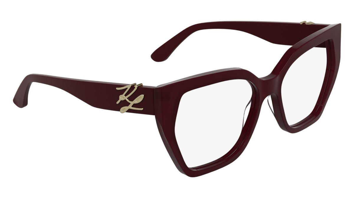 Occhiali da vista Karl Lagerfeld KL6214 (600) colore red forma rettangolare 