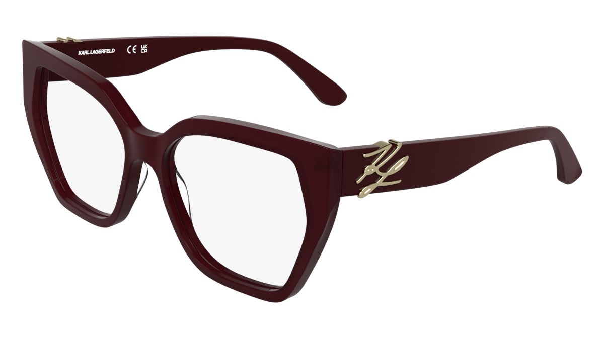 Occhiali da vista Karl Lagerfeld KL6214 (600) colore red forma rettangolare 