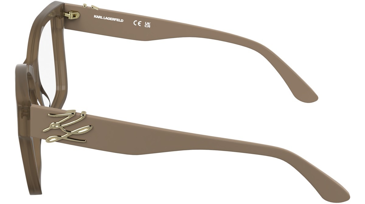 Eyeglasses Karl Lagerfeld KL6215 (272) color nude shape rectangle 