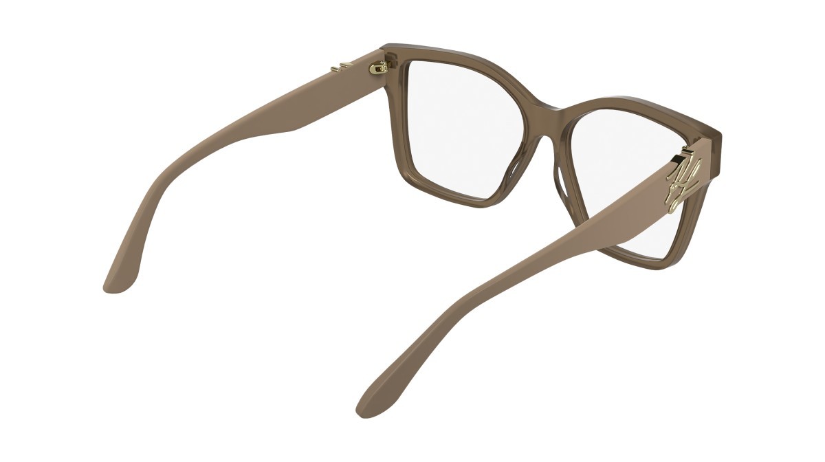 Eyeglasses Karl Lagerfeld KL6215 (272) color nude shape rectangle 