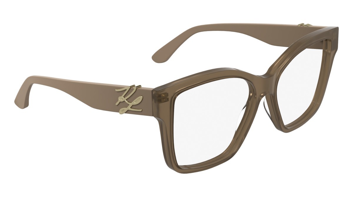 Eyeglasses Karl Lagerfeld KL6215 (272) color nude shape rectangle 