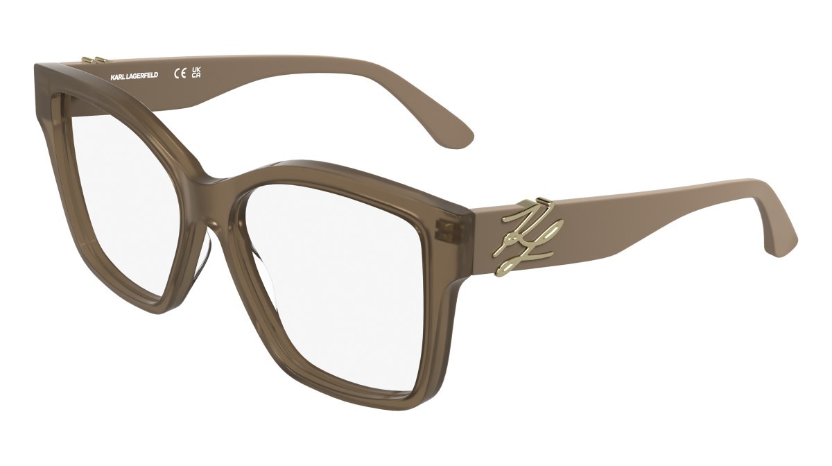 Eyeglasses Karl Lagerfeld KL6215 (272) color nude shape rectangle 