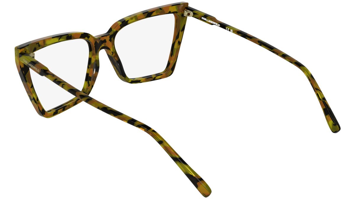 Occhiali da vista Karl Lagerfeld KL6216 (212) colore striped brown forma rettangolare 