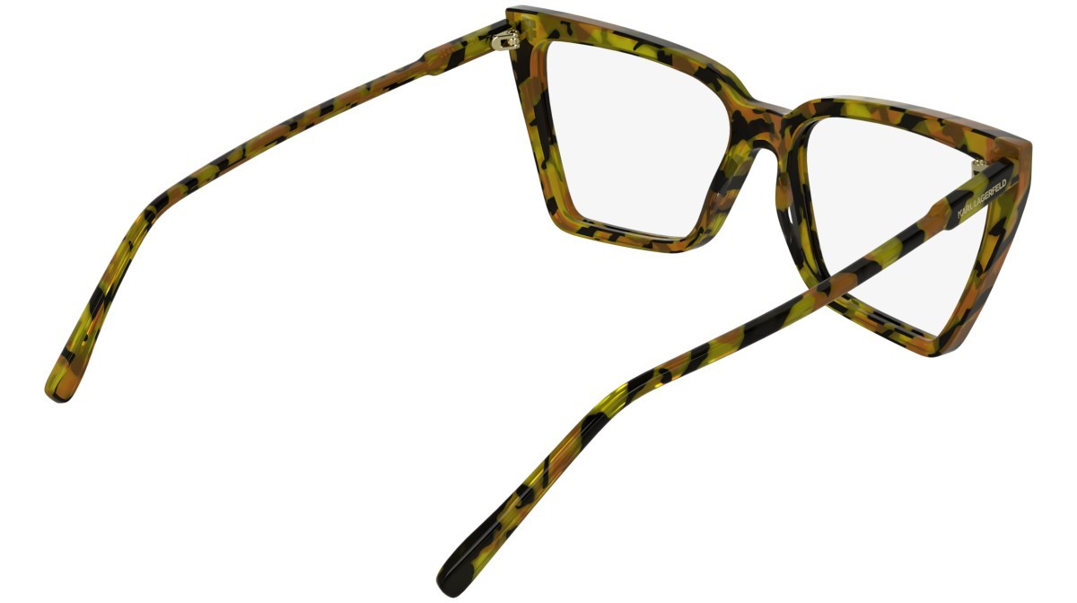 Occhiali da vista Karl Lagerfeld KL6216 (212) colore striped brown forma rettangolare 
