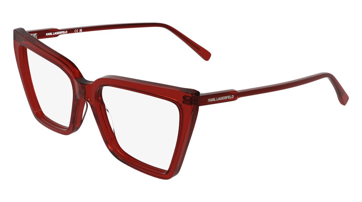 Eyeglasses Karl Lagerfeld KL6216 (600) color red shape rectangle 